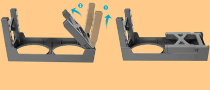 Adjustable Elevated Slow Feeder Dog Bowl