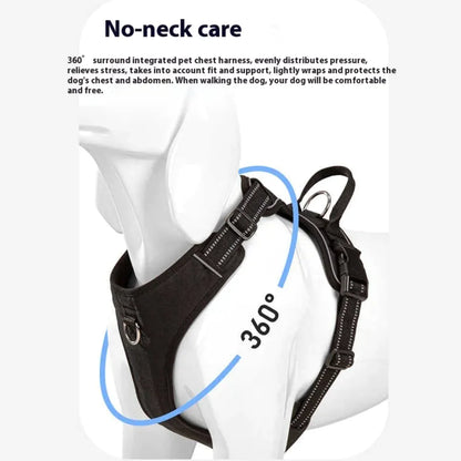 EasyWalk™ No-Pull Harness + Shock-Absorbent Leash (No Choking)