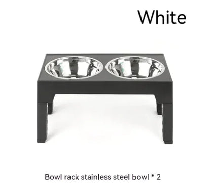 Adjustable Elevated Slow Feeder Dog Bowl