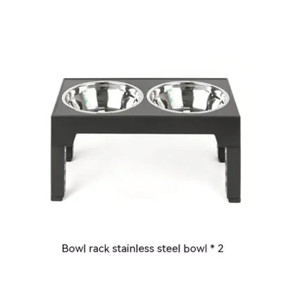 Adjustable Elevated Slow Feeder Dog Bowl